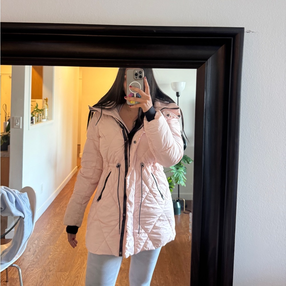 Point Zero Light Pink Women's Puffer Jacket - Picture 2 of 3